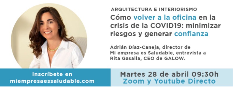 ¿Qué medidas podemos adoptar en oficinas y edificios tras la COVID19? Descúbrelo en las #conversacionesMEES este martes 28 de abril