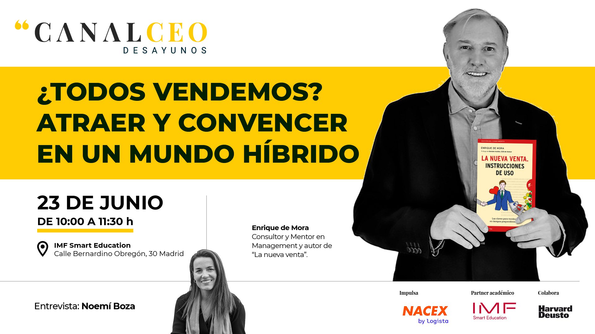 23 JUNIO | ¿Te vienes a desayunar con Enrique de Mora?