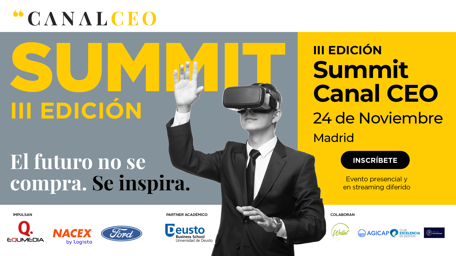 24 NOV: No te pierdas el III Summit Canal CEO