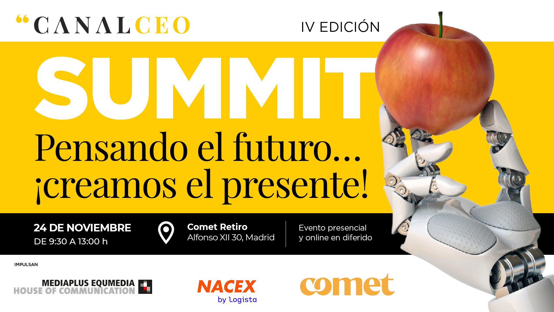 IV Summit Canal CEO | ¿Te vienes a dejar caer la manzana 🍎?