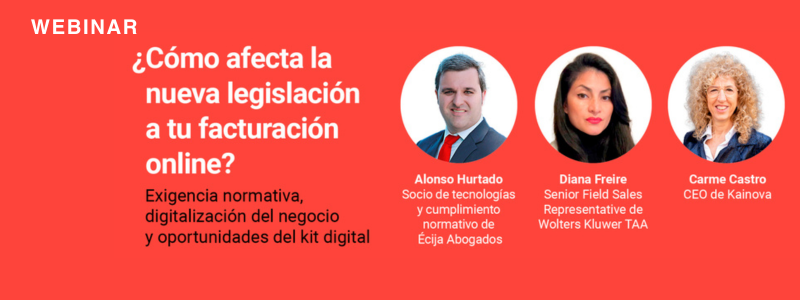Ya puedes ver el Webinar: ‘Cómo afecta la nueva legislación a tu facturación online’.