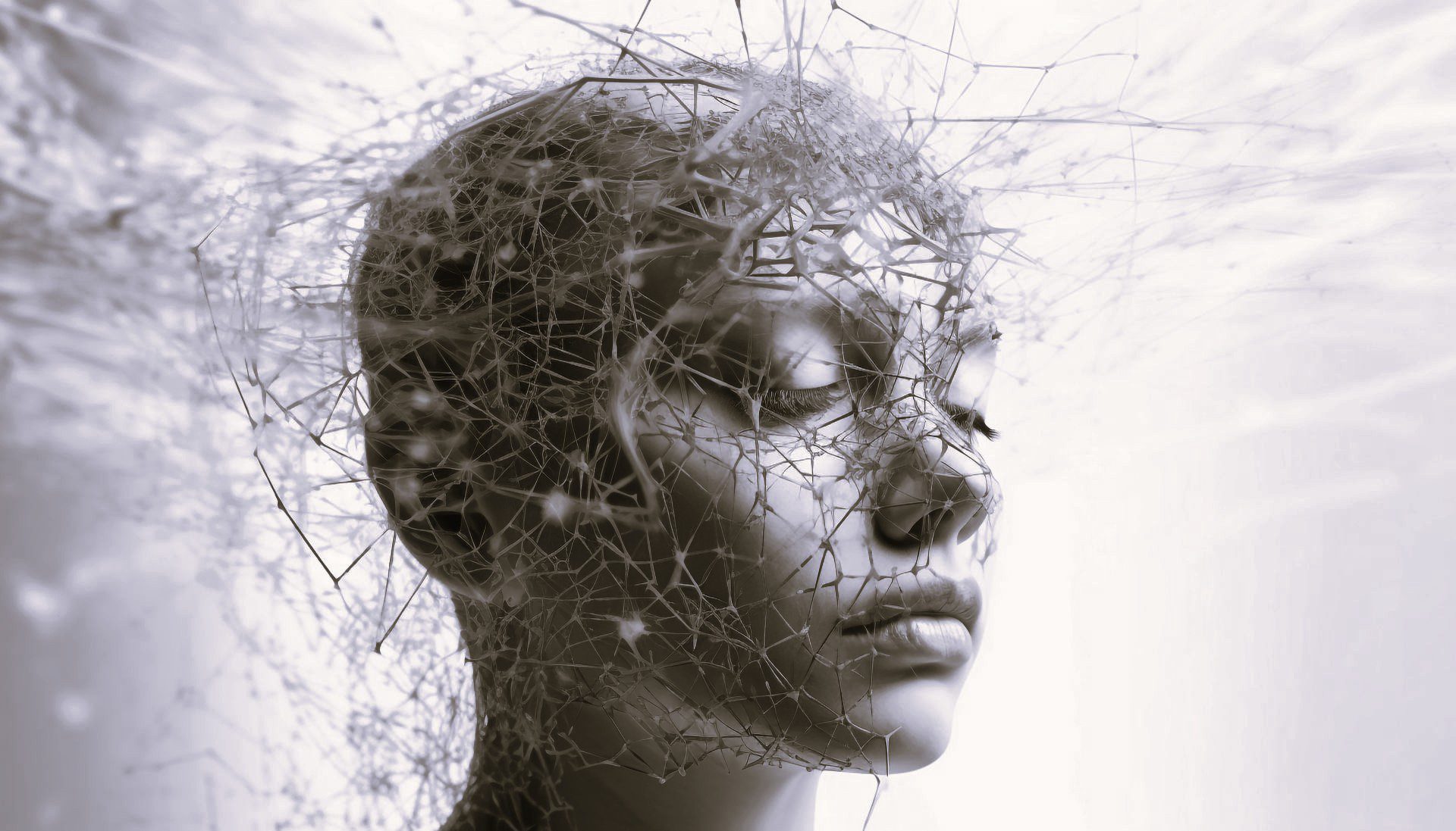 abstract-futuristic-portrait-young-adult-cyborg-generated-by-ai Liderar con conciencia