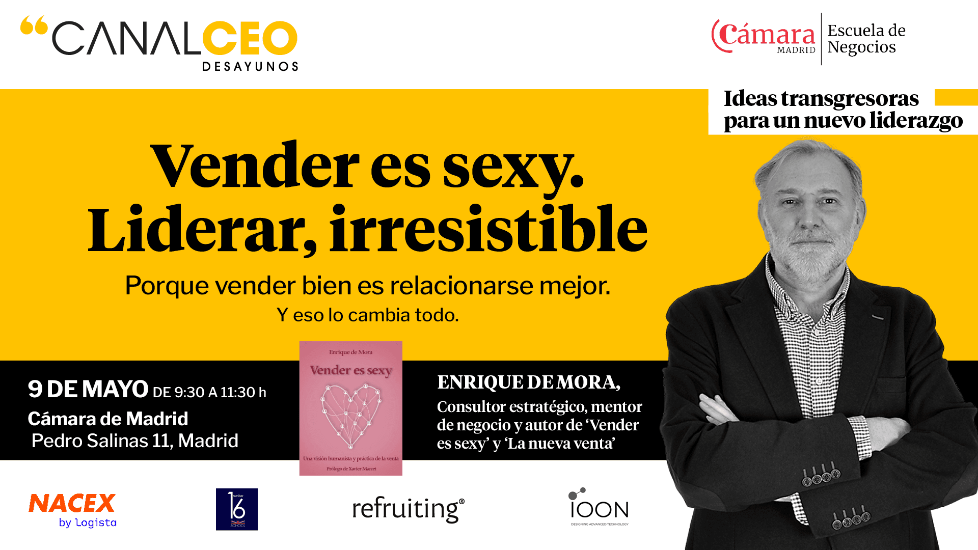 Desayuno Canal CEO con Enrique de Mora