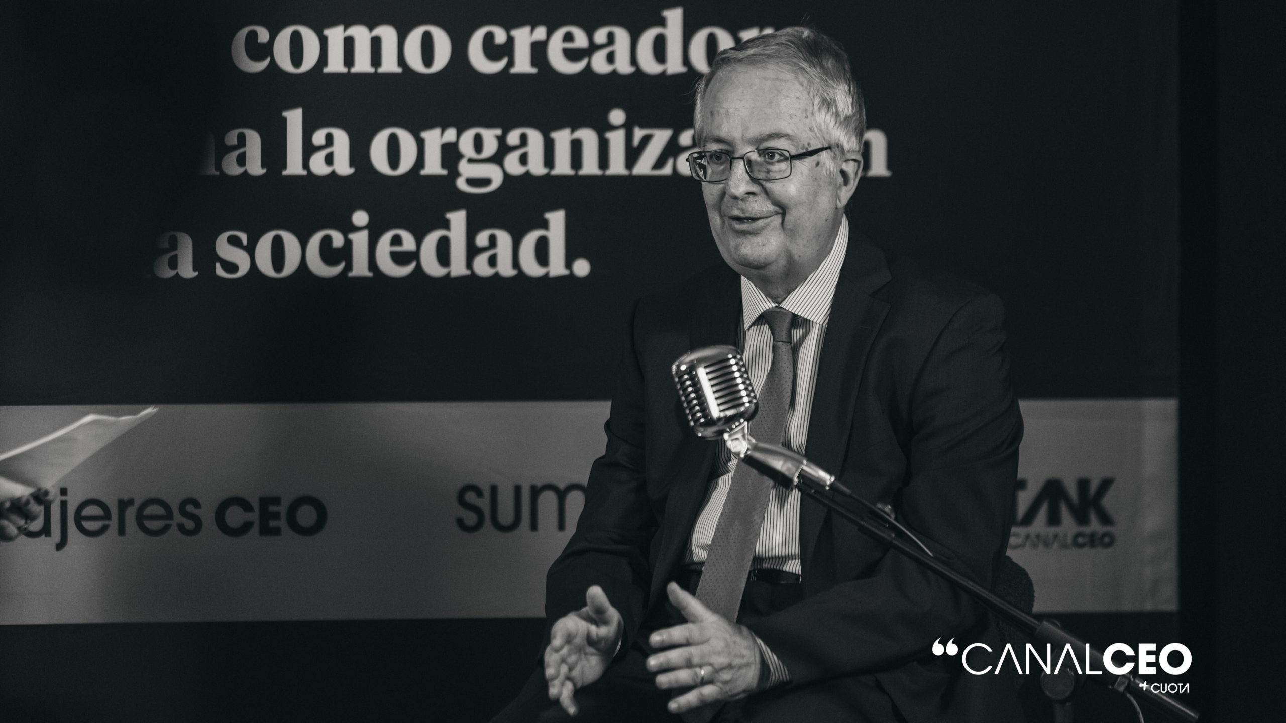 Javier Fernández Aguado: “La ambición es sana hasta que se convierte en codicia” Javier Fernandez durante la entrevista