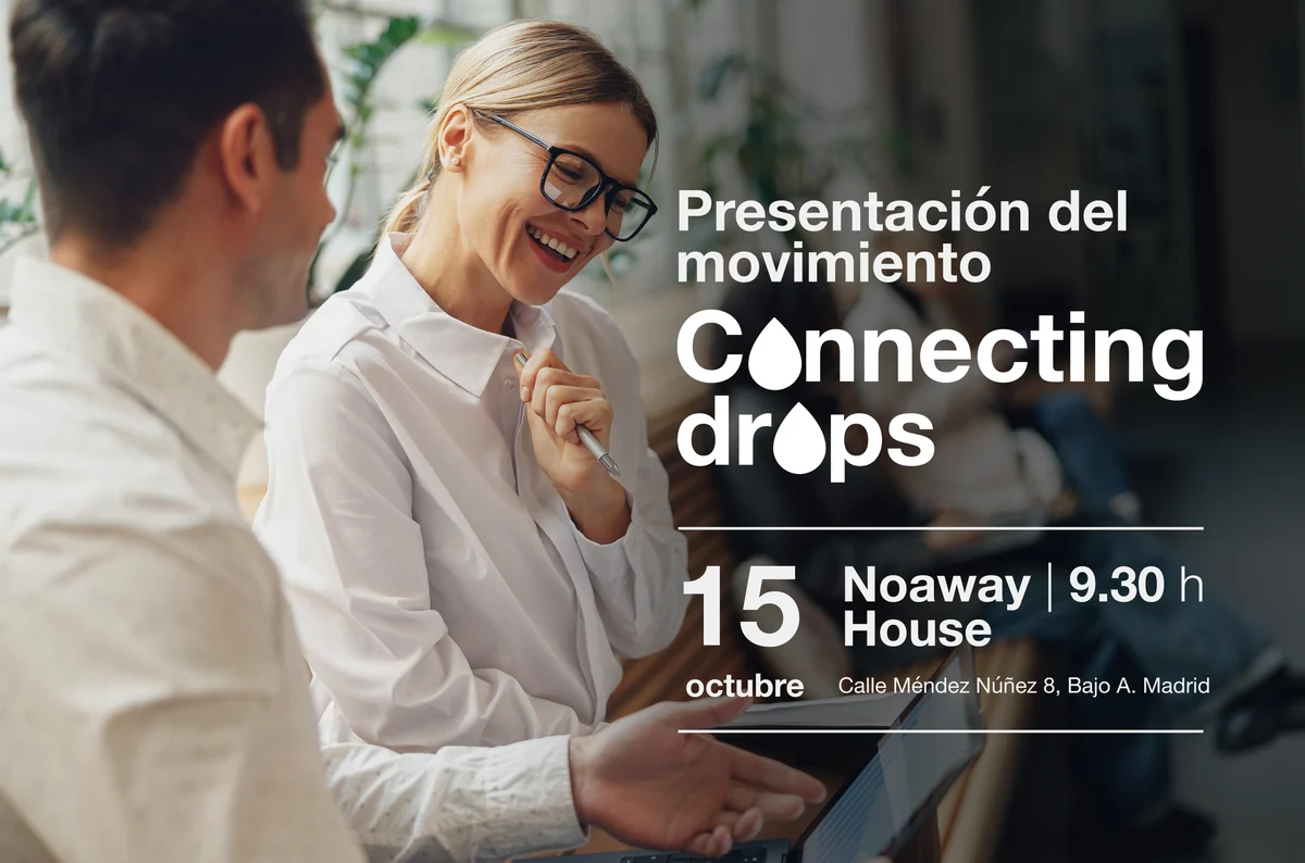 Banner presentación Connecting drops