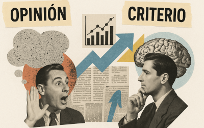 Entre la opinión y el criterio