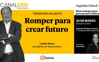 ¿Te vienes a desayunar con Carlos Moro?