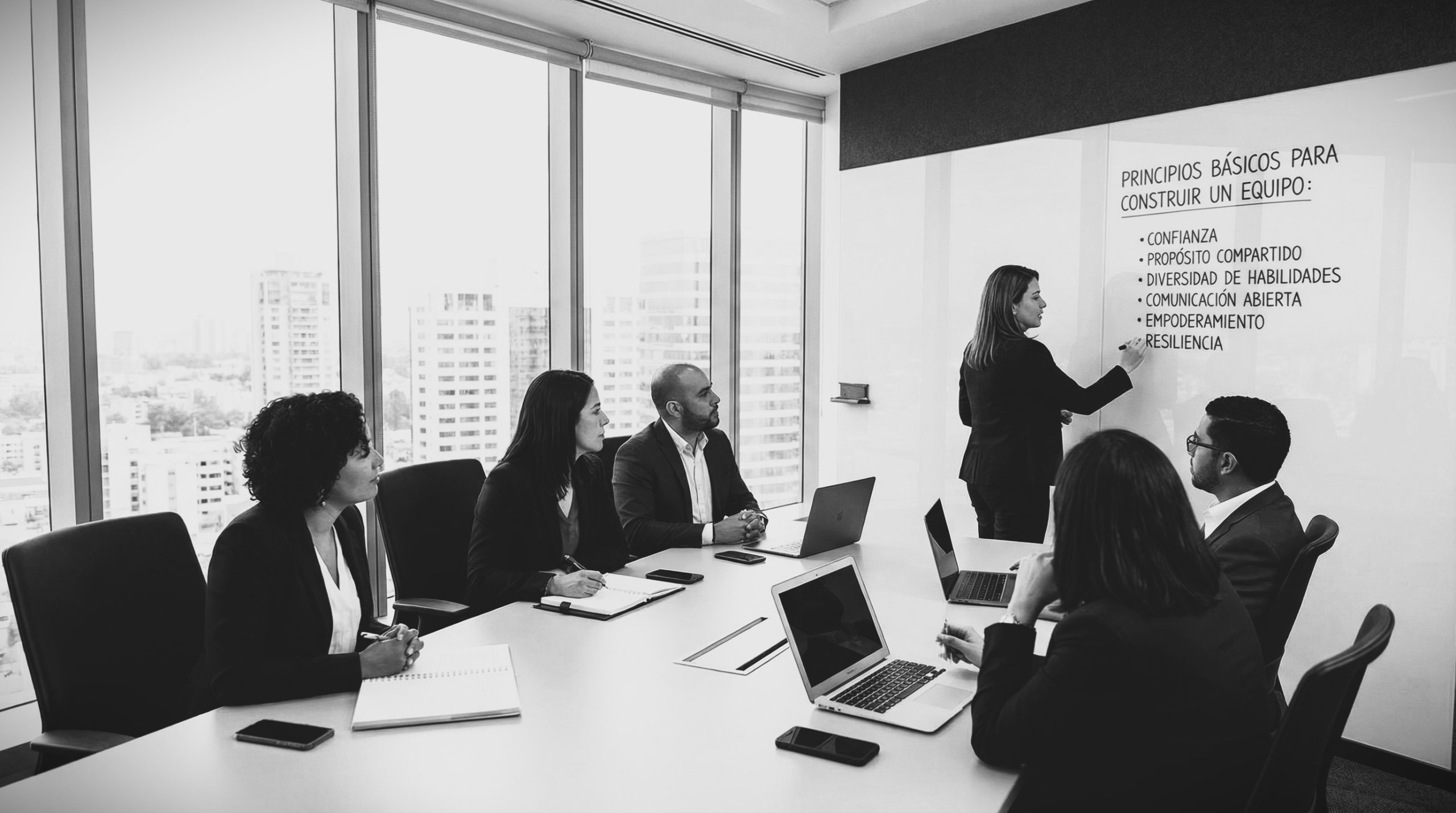 ¿Cuáles son los principios básicos para construir un equipo?
