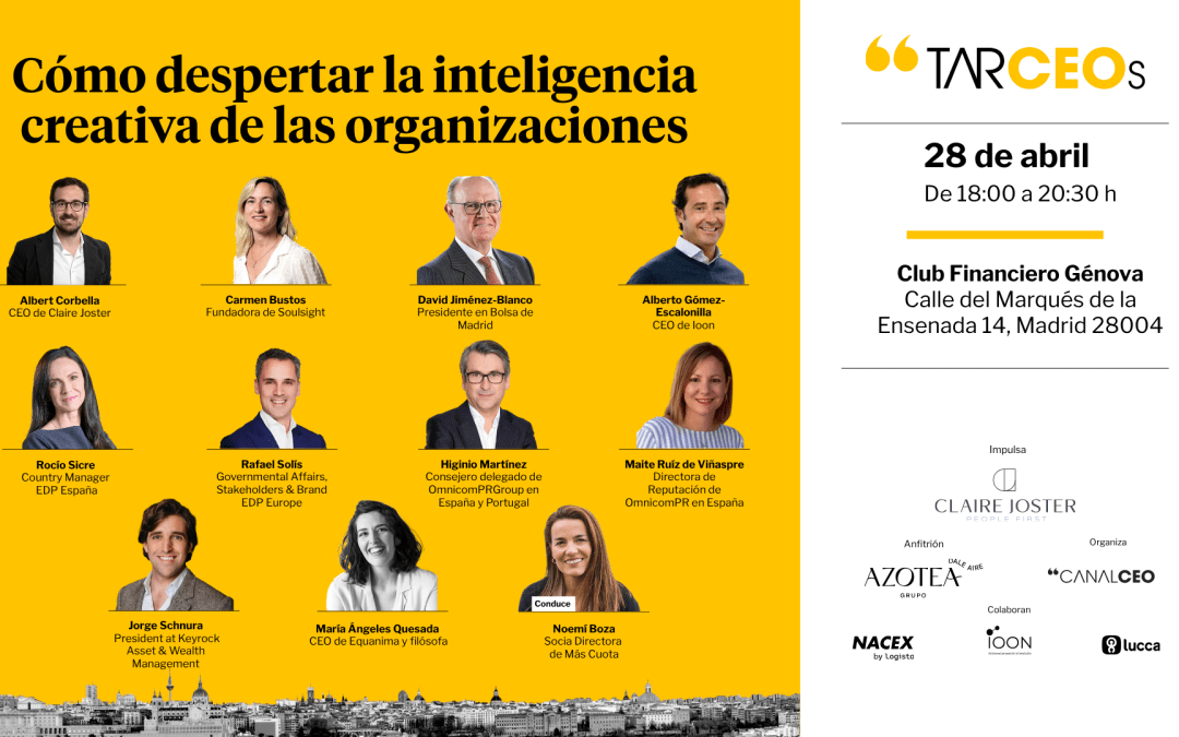 28 de abril: ¿te unes a los TARCEOs más exclusivos de la capital?