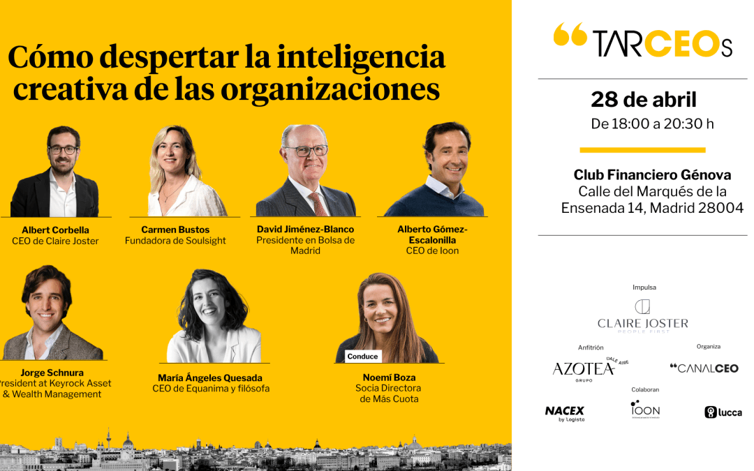28 de abril: ¿te unes a los TARCEOs más exclusivos de la capital?