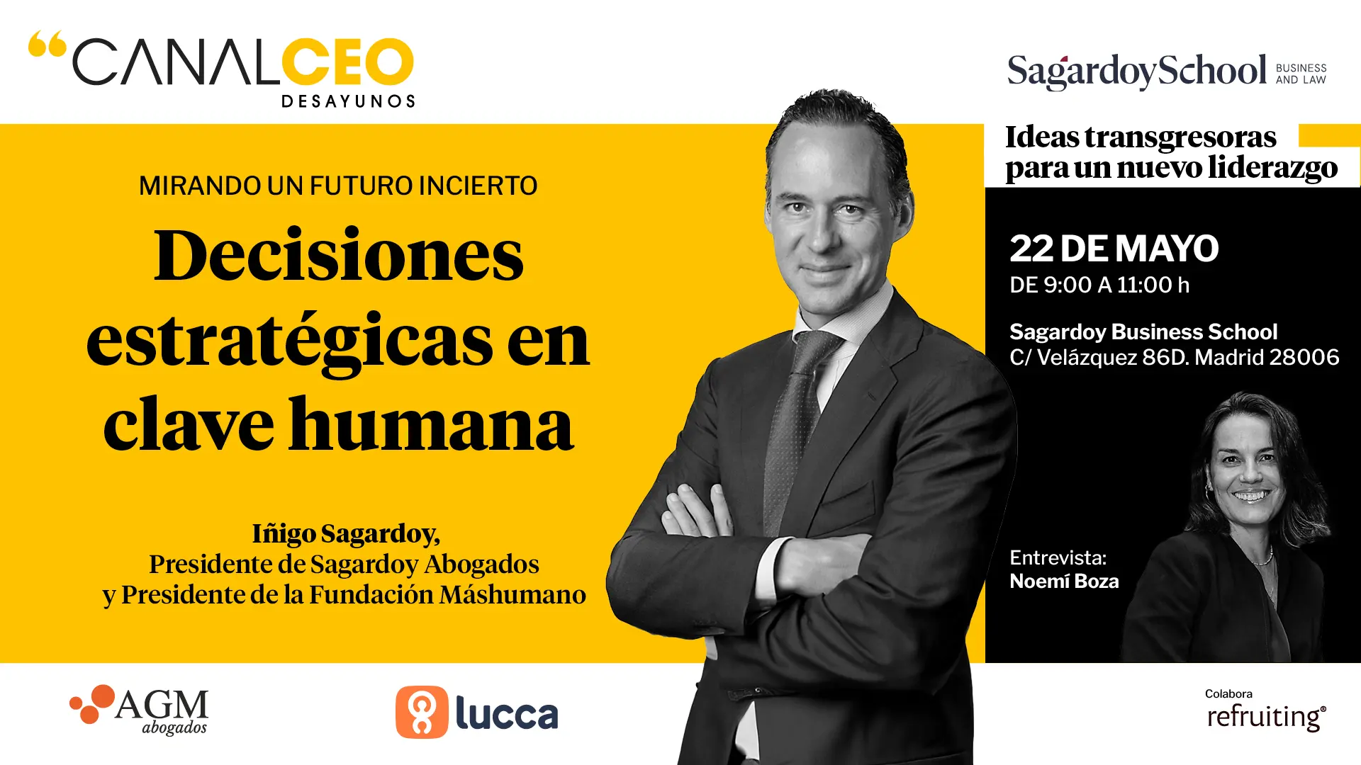 ¿Te vienes a Desayunar con Iñigo Sagardoy?