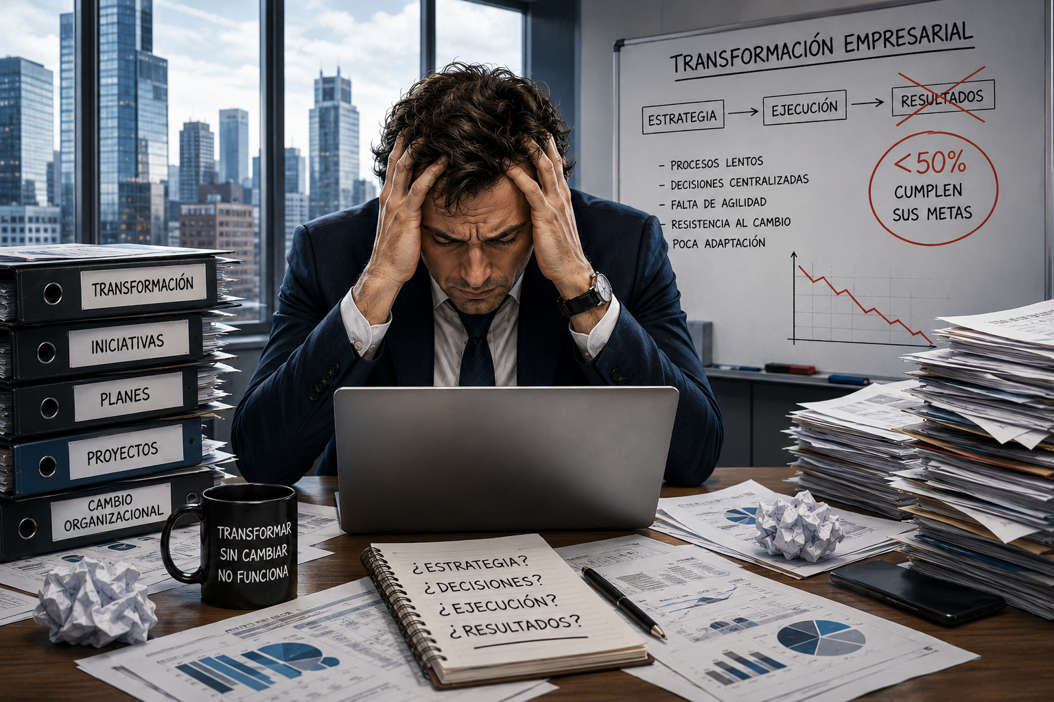 Transformar sin cambiar: el gran error empresarial 