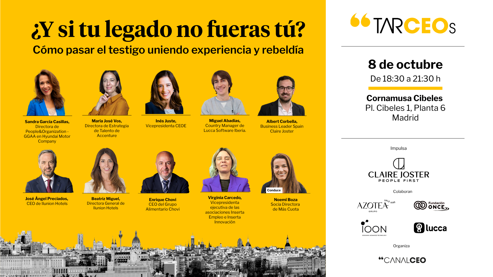 8 de octubre: el último TARCEO del año te espera en Cibeles